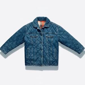 Levi’s Premium Quilted Plaid & Denim Jacket